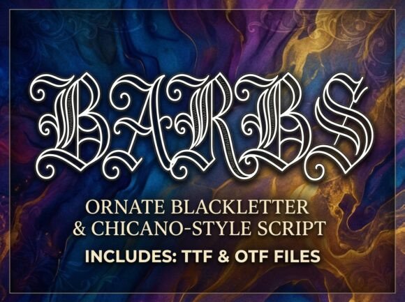 Barbs Font: A Regal Touch for Business Branding