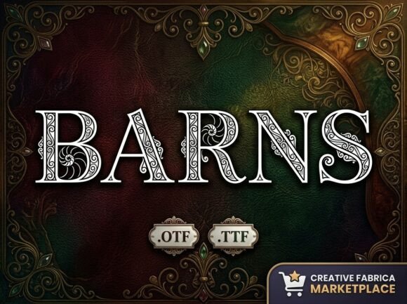 Barns Display Font for Elegant Branding and Digital Marketing