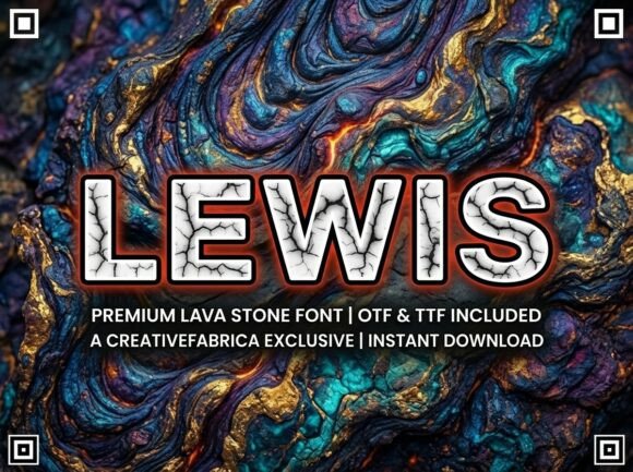 Bring Bold Personality to Your Crafts with the Lewis Typeface