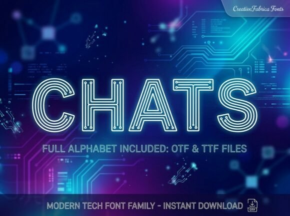 Chats Font: A Modern Typeface for Digital Campaigns