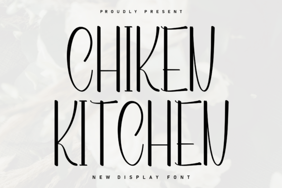 Chiken Kitchen: A Handwritten Font for Editorial Design