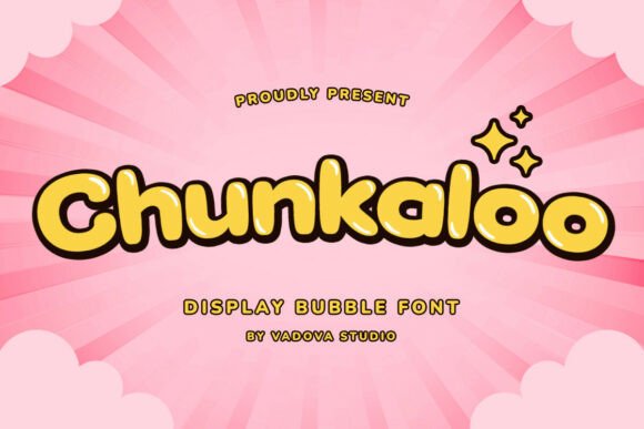 Chunkaloo: A Playful Display Font for Creative Branding Projects