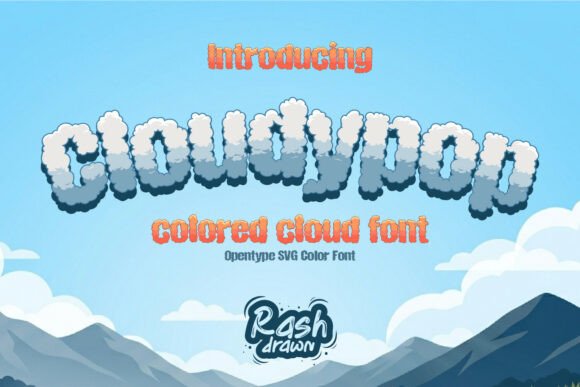 Cloudypop Font: Whimsical Typography for Creative Makers