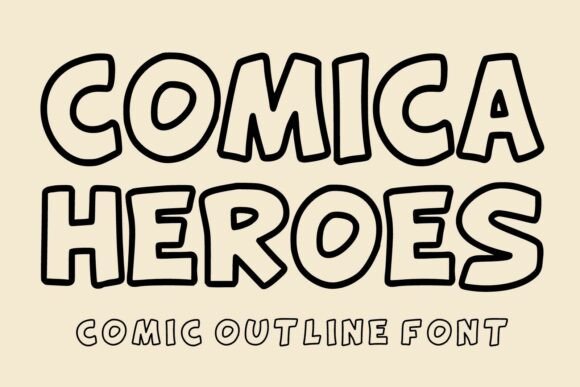 Comica Heroes Font for Bold, Playful Design Projects