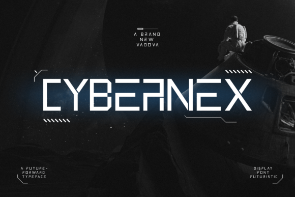 Cybernex Font: A Bold Display Typeface for Editorial Design