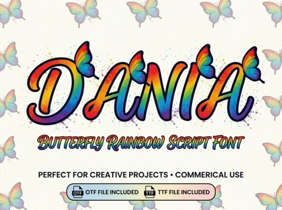 Dania Font Review: A Whimsical Display Typeface for Creative Projects