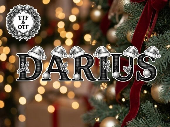 Darius Font: A Bold Display Typeface for Creative Branding