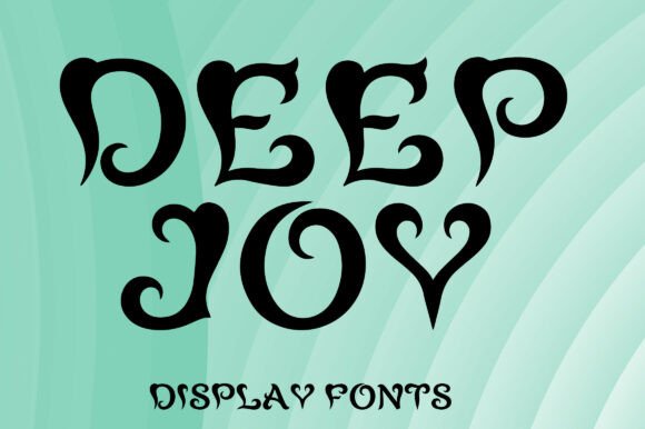 Deep Joy Font for Creative Branding Projects