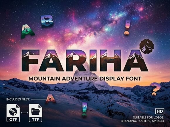 Fariha Font: Bold Typography for Modern Explorers