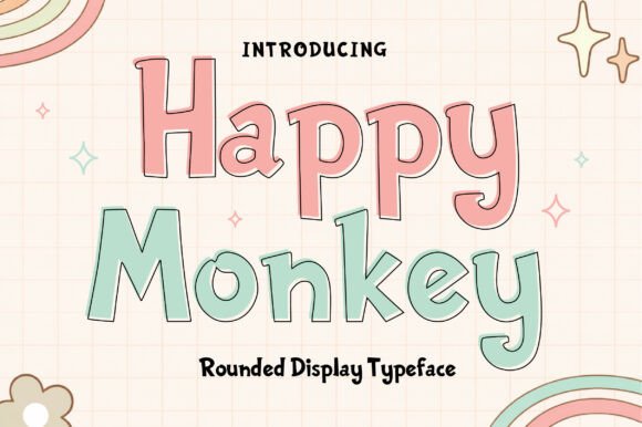 Happy Monkey Font for a Playful Editorial Design