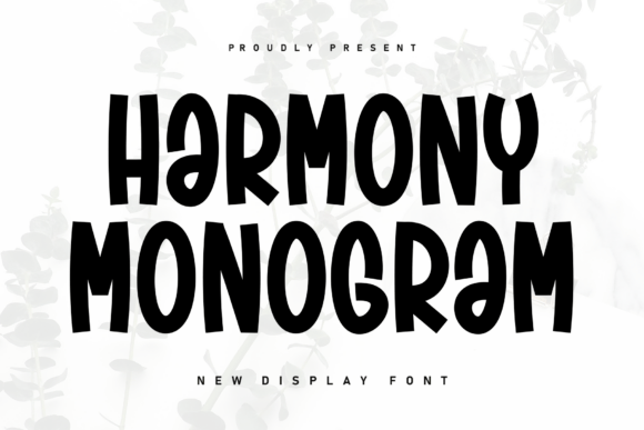 Harmony Monogram Font for Heartfelt Branding Projects