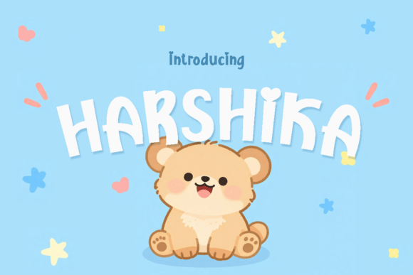 Harshika Font — Playful Handwritten Typography for Web Design