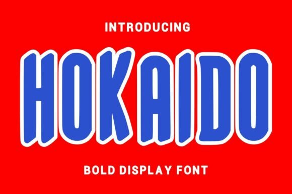 Hokaido Font: Bold Display Typography for Modern Web Design
