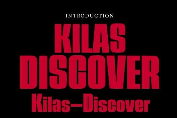 Kilas Discover Font for Makers and Designers