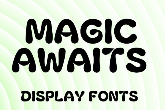 Magic Awaits Font: Bold Playful Display for Digital Branding