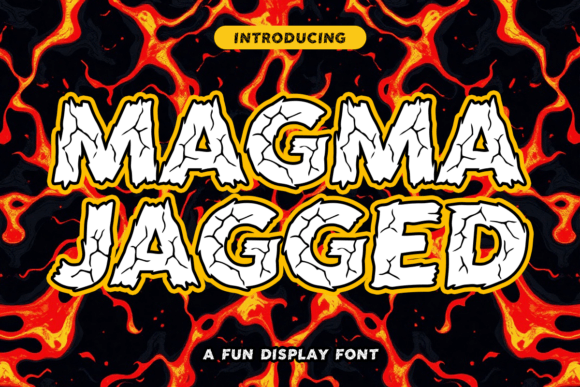 Magma Jagged Font for High-Impact Campaign Design
