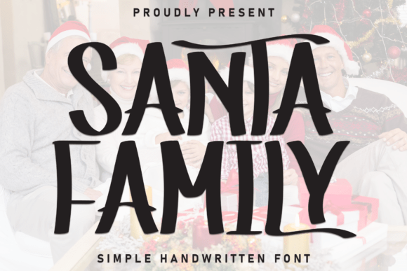 Santa Family Font: A Display Typeface with Whimsical Charisma