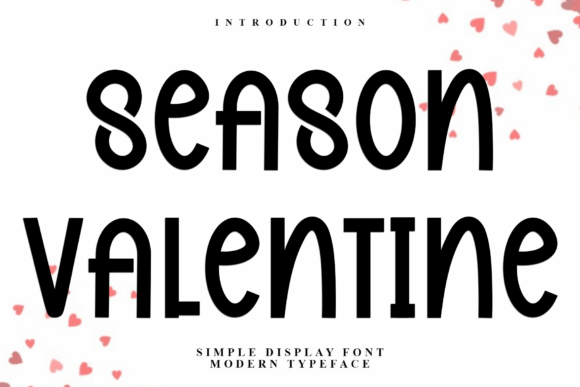 Season Valentine Font for Festive Branding Projects