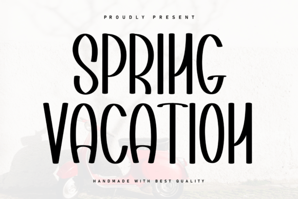 Spring Vacation Font for Cozy and Memorable Branding