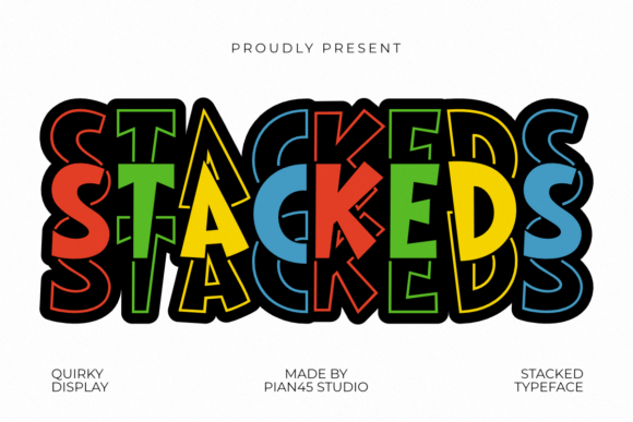 Stackeds Font Review: A Modern Display Typeface for Strong Visual Impact