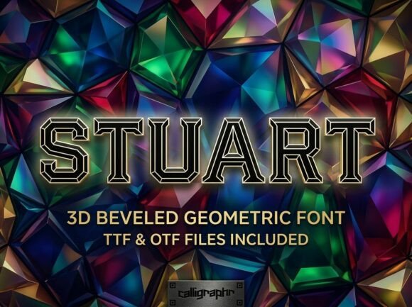 Stuart Font Review: A Bold Display Typeface for Creative Projects