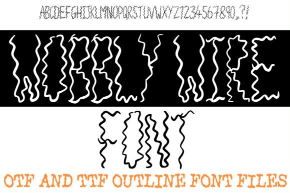Wobbly Wire Font: Add Dynamic Energy to Your Brand
