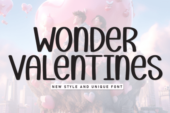 Wonder Valentines Font for Charming Handmade Projects